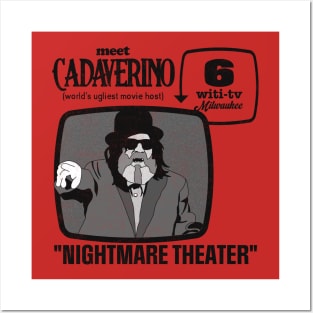 Cadaverino Nightmare Theater WITI 6 Milwaukee Posters and Art